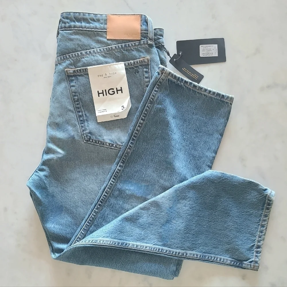 rag & bone Nina High Rise Ankle Cigarette Jeans, Size 32, NWT